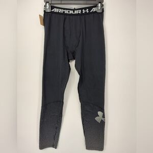 Under Armour Black Fitted ColdGear Bottom Layer Size Boys Large
